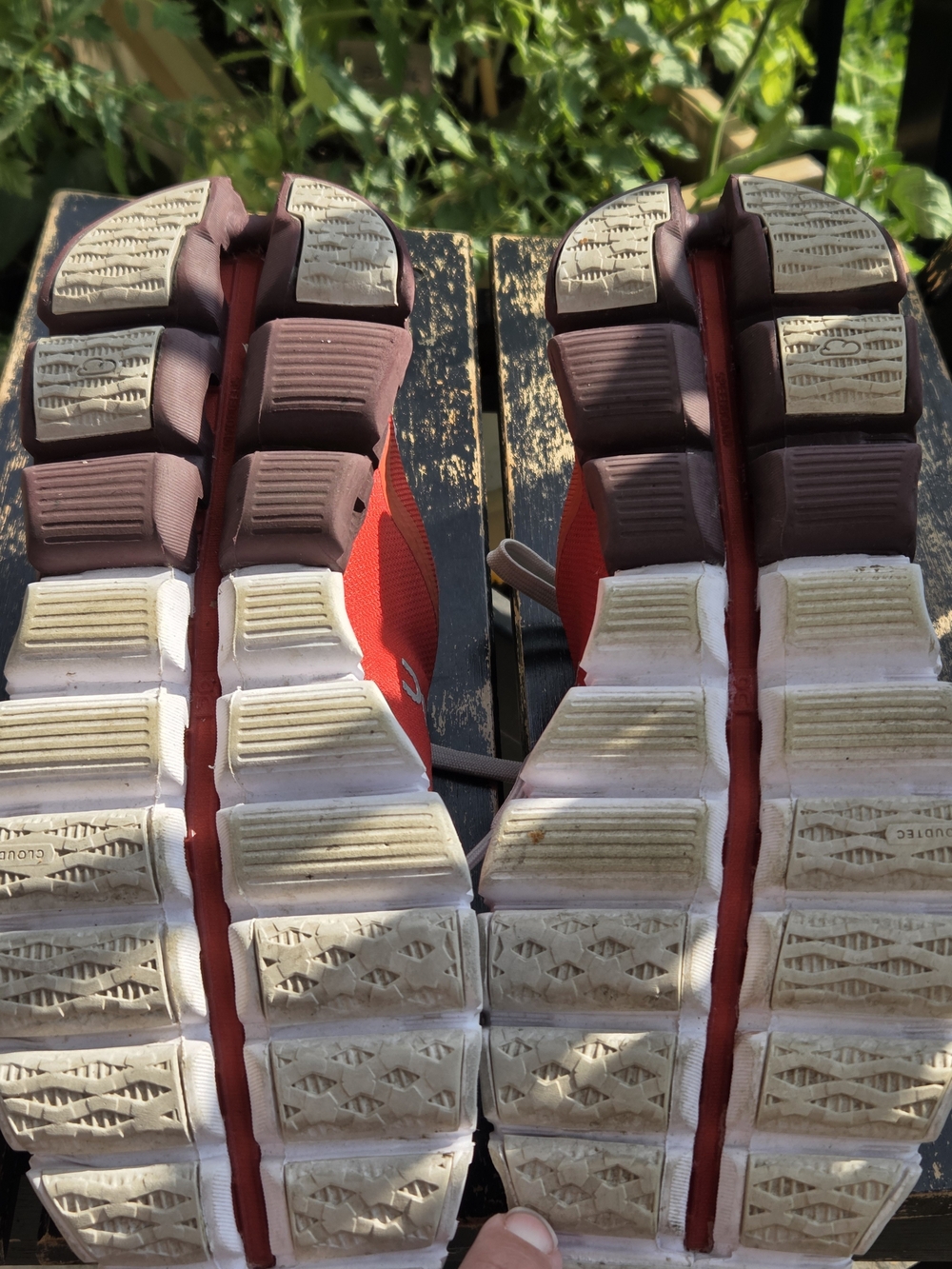 On Running Women's Maroon & Coral Running Shoe - Picture 4 of 7